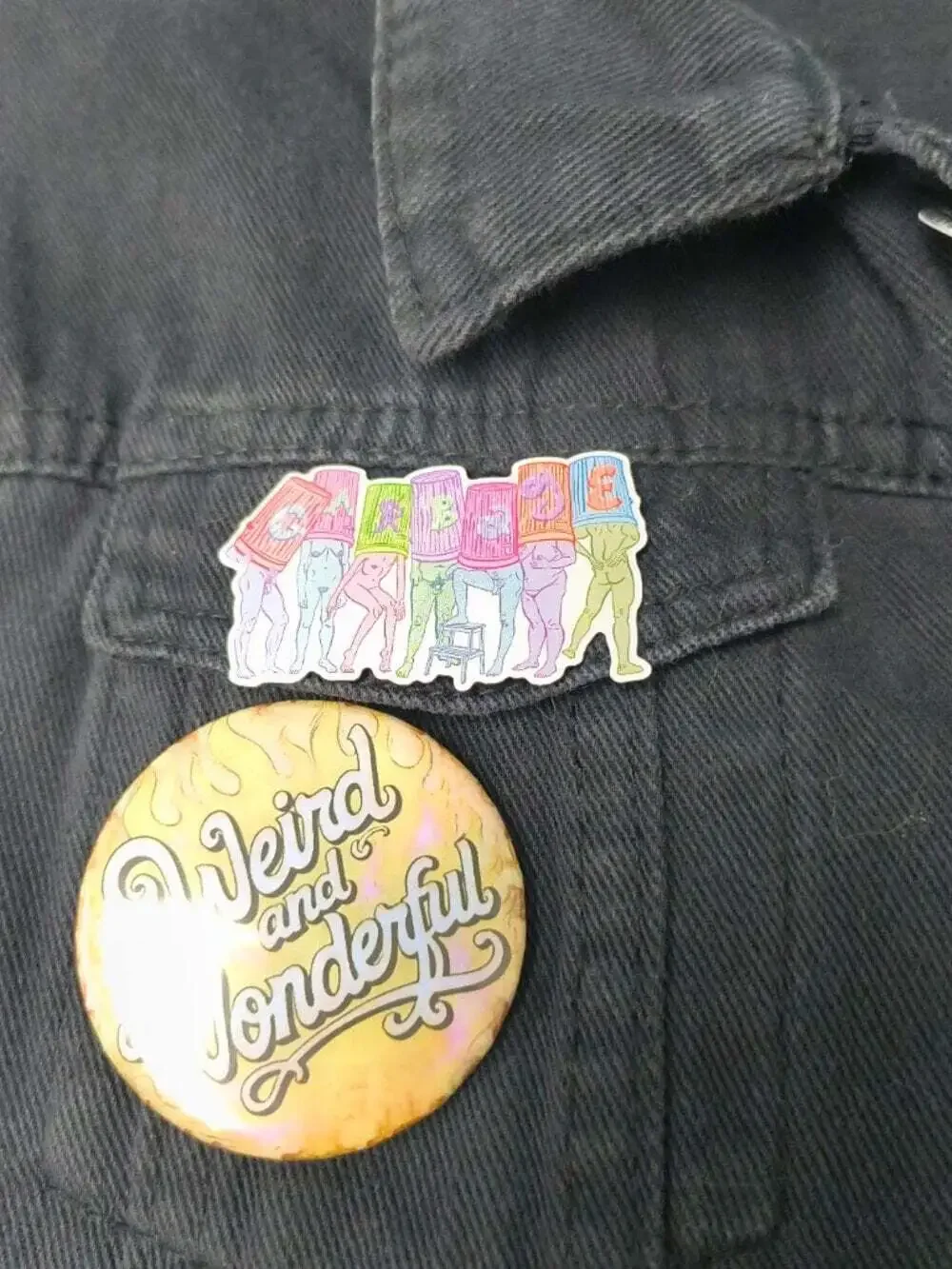 Custom Burning Man Festival Battle Vest Denim Sleeveless Jacket Patches Pins